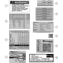 TECHNIC INFORMATION STICKER