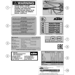 TECHNIC INFORMATION STICKER