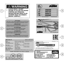 TECHNIC INFORMATION STICKER