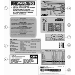 TECHNIC INFORMATION STICKER