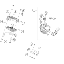 CORPS DU CLAPET D'ÉTRANGLEMENT