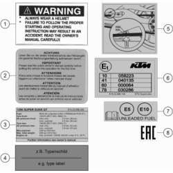 TECHNIC INFORMATION STICKER