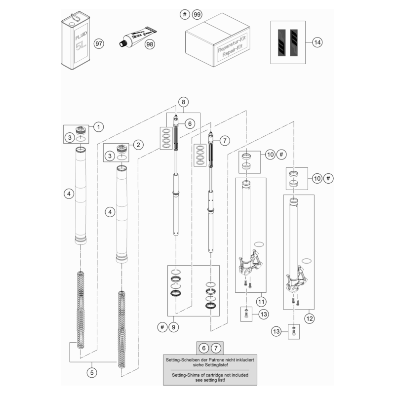 FOURCHE TÉLÉSCOPIQUE