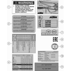 TECHNIC INFORMATION STICKER