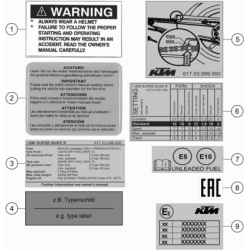 TECHNIC INFORMATION STICKER