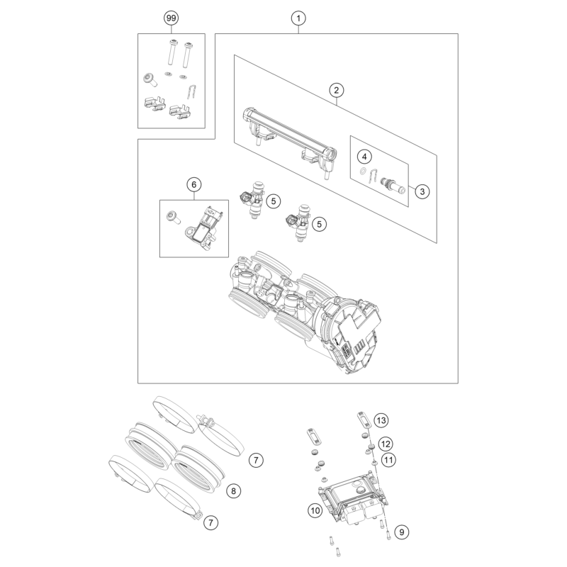 CORPS DU CLAPET D'ÉTRANGLEMENT