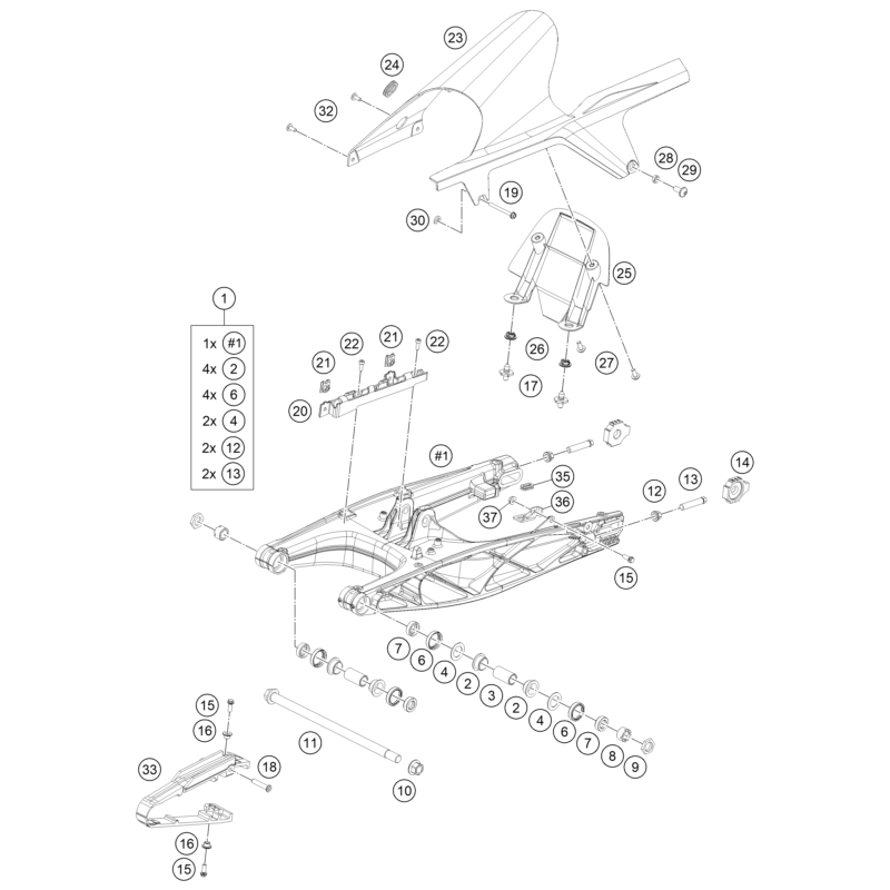 BRAS OSCILLANT