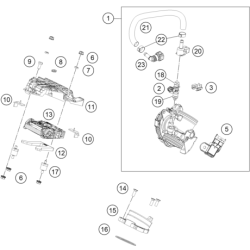 CORPS DU CLAPET D'ÉTRANGLEMENT