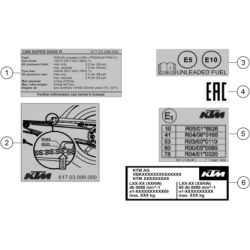 TECHNIC INFORMATION STICKER