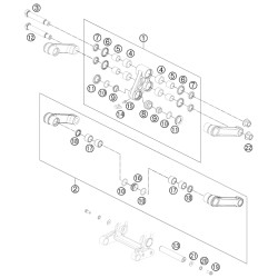 ARTICULATION DE L'AMORTISSEUR PRO LEVER