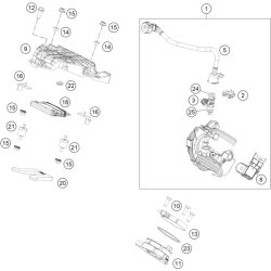 CORPS DU CLAPET D'ÉTRANGLEMENT