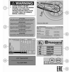 TECHNIC INFORMATION STICKER