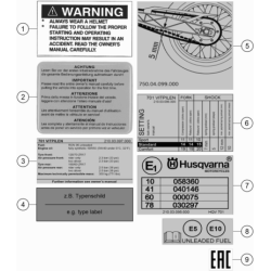 TECHNIC INFORMATION STICKER