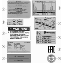 TECHNIC INFORMATION STICKER