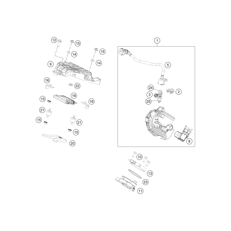 CORPS DU CLAPET D'ÉTRANGLEMENT