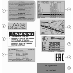 TECHNIC INFORMATION STICKER