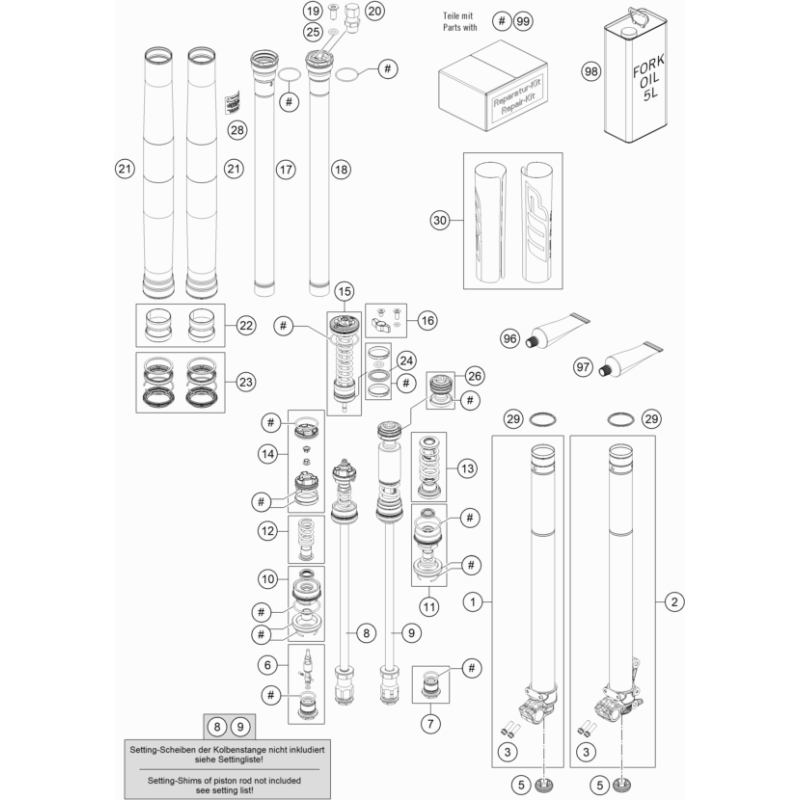 FOURCHE TÉLÉSCOPIQUE