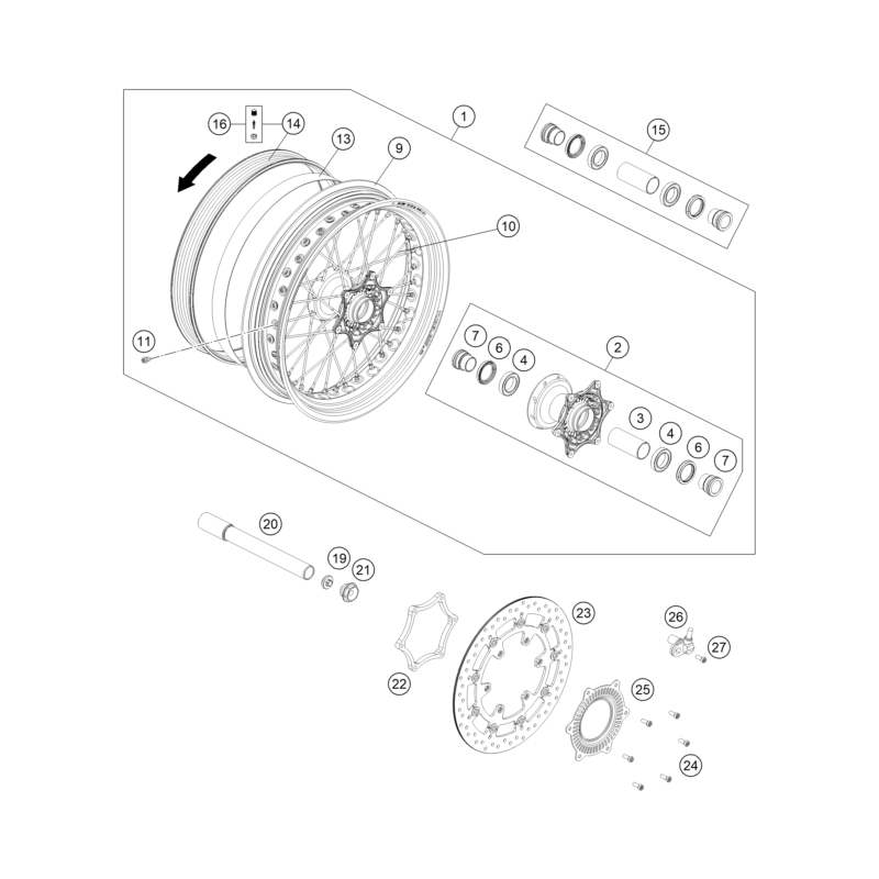 ROUE AVANT