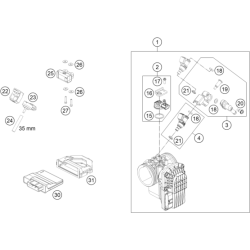 CORPS DU CLAPET D'ÉTRANGLEMENT