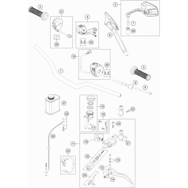 GUIDON, ARMATURES