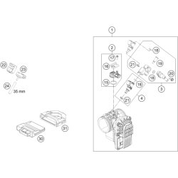 CORPS DU CLAPET D'ÉTRANGLEMENT