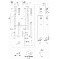 FOURCHE TÉLÉSCOPIQUE