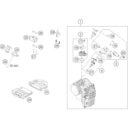 CORPS DU CLAPET D'ÉTRANGLEMENT