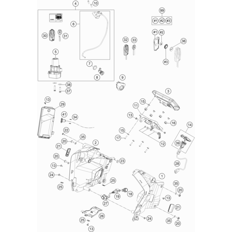 INSTRUMENTS / SYSTÈME DE VERROUILLAGE