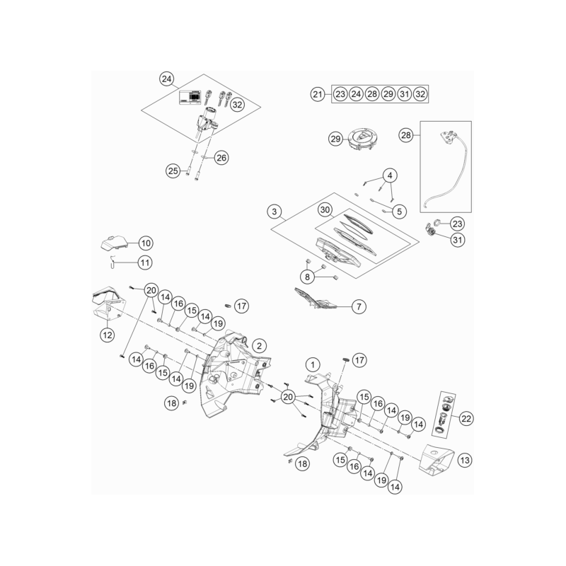INSTRUMENTS / SYSTÈME DE VERROUILLAGE