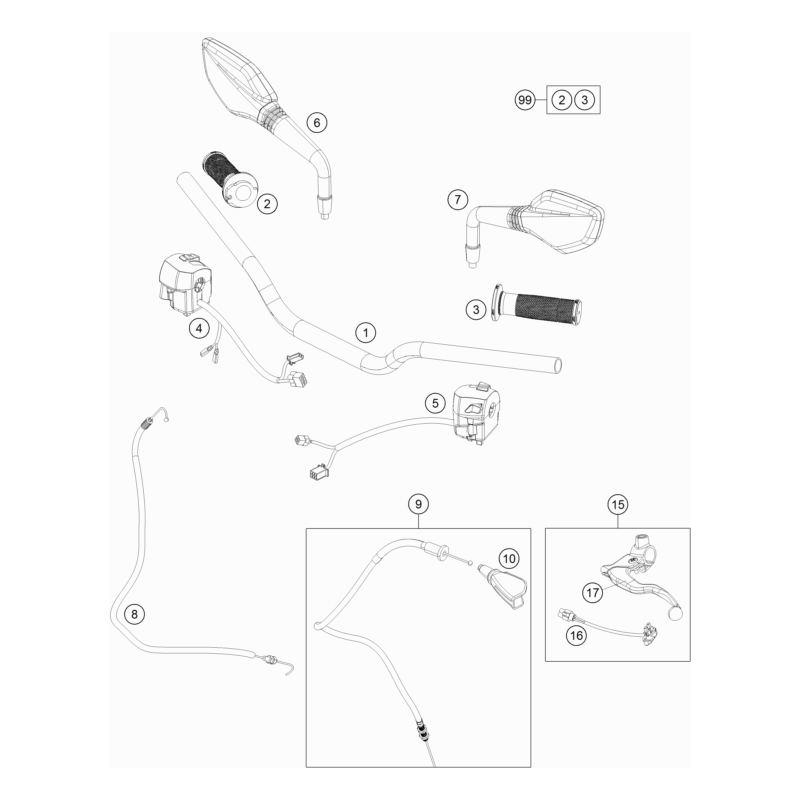 GUIDON, ARMATURES
