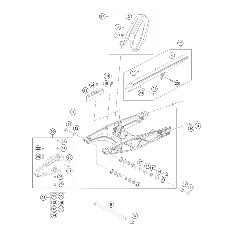 BRAS OSCILLANT