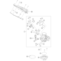CORPS DU CLAPET D'ÉTRANGLEMENT