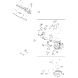 CORPS DU CLAPET D'ÉTRANGLEMENT