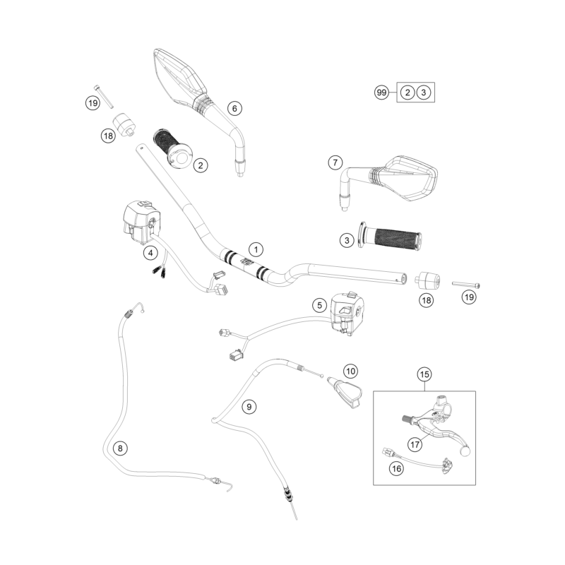 GUIDON, ARMATURES