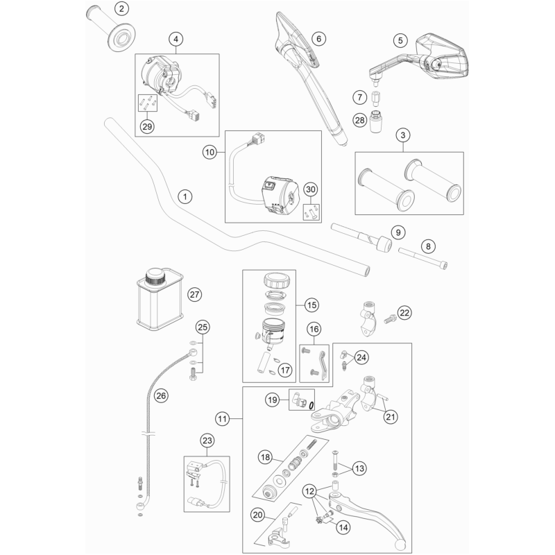 GUIDON, ARMATURES
