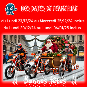 SPORTMOTOS : DATES DE FERMETRUES